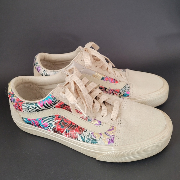 VANS OLD SKOOL FESTIVAL SATIN Gold Men 4.5 - Women 6 - Picture 12 of 15